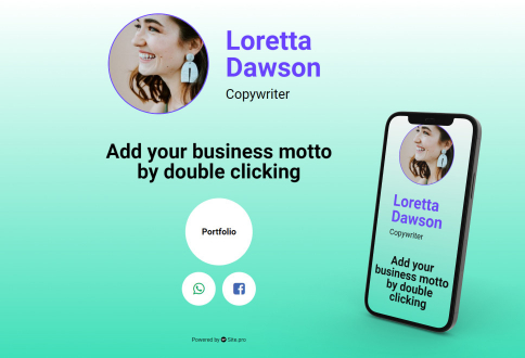 Microsite/Copywriter