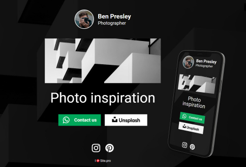 Microsite/Photographer