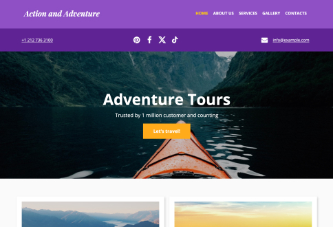 登陸頁面/探險之旅