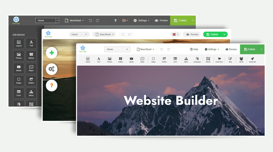 Customise Website Builder